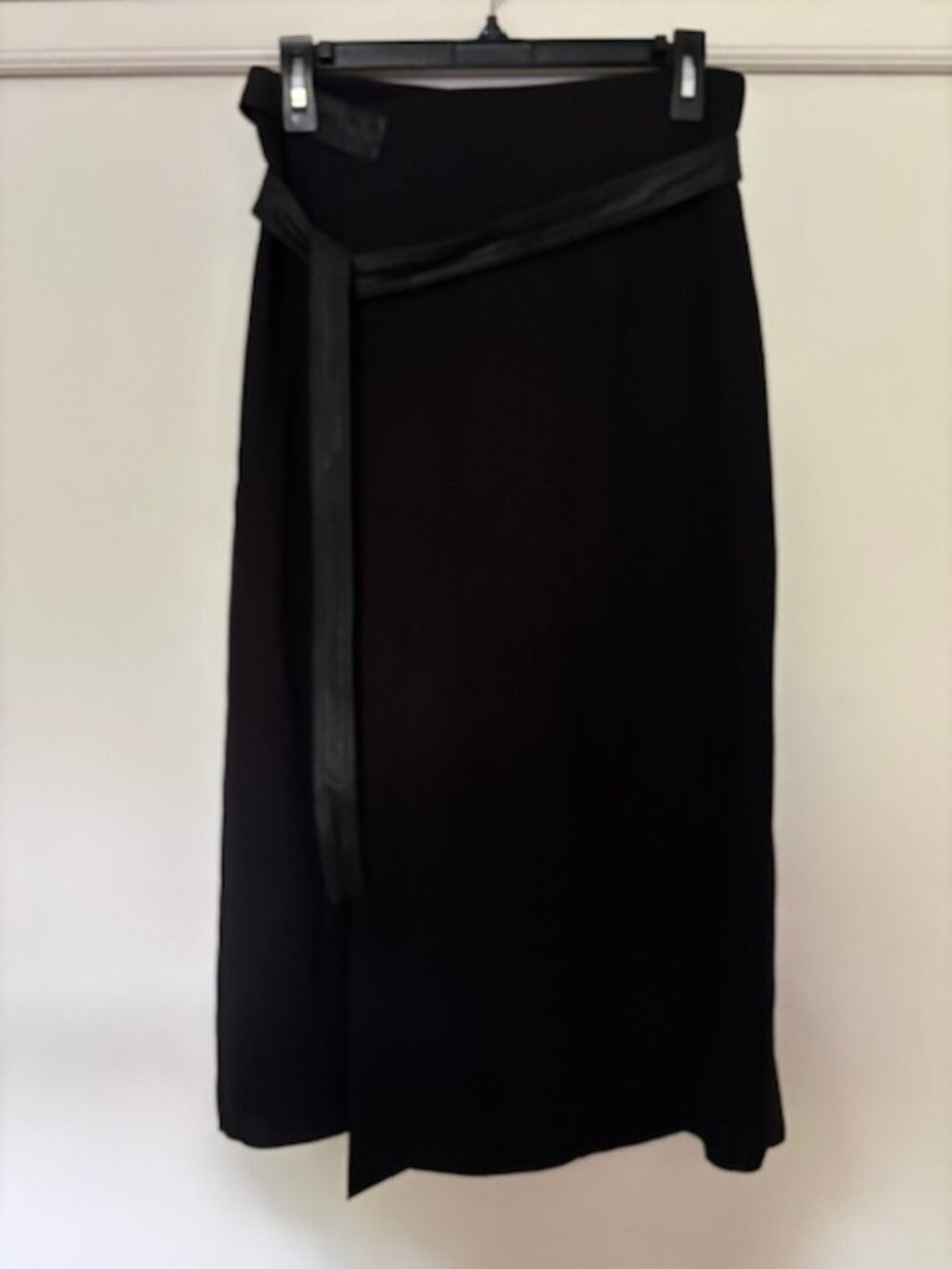 NWT Vince Midi Skirt with Leather Belt